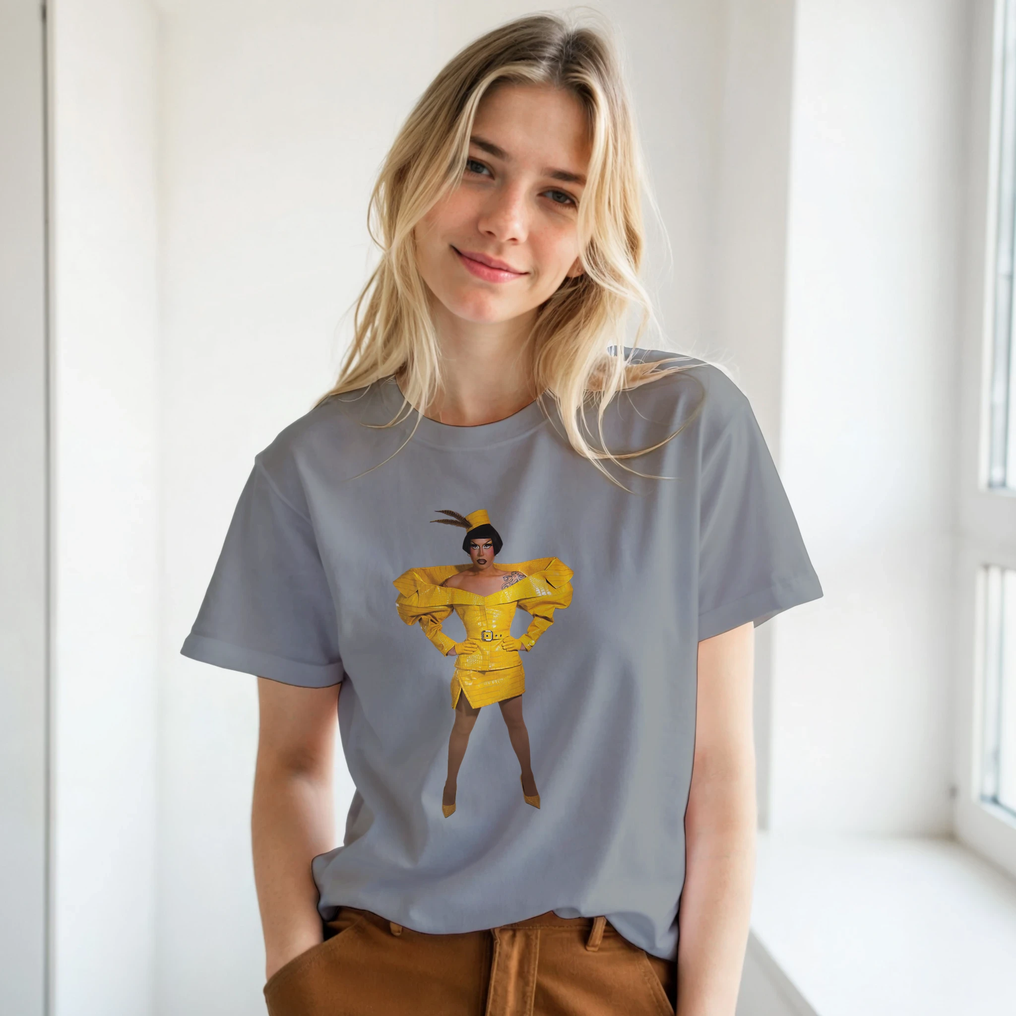 Anita Piss Meet the Queens t-shirt in sport grey