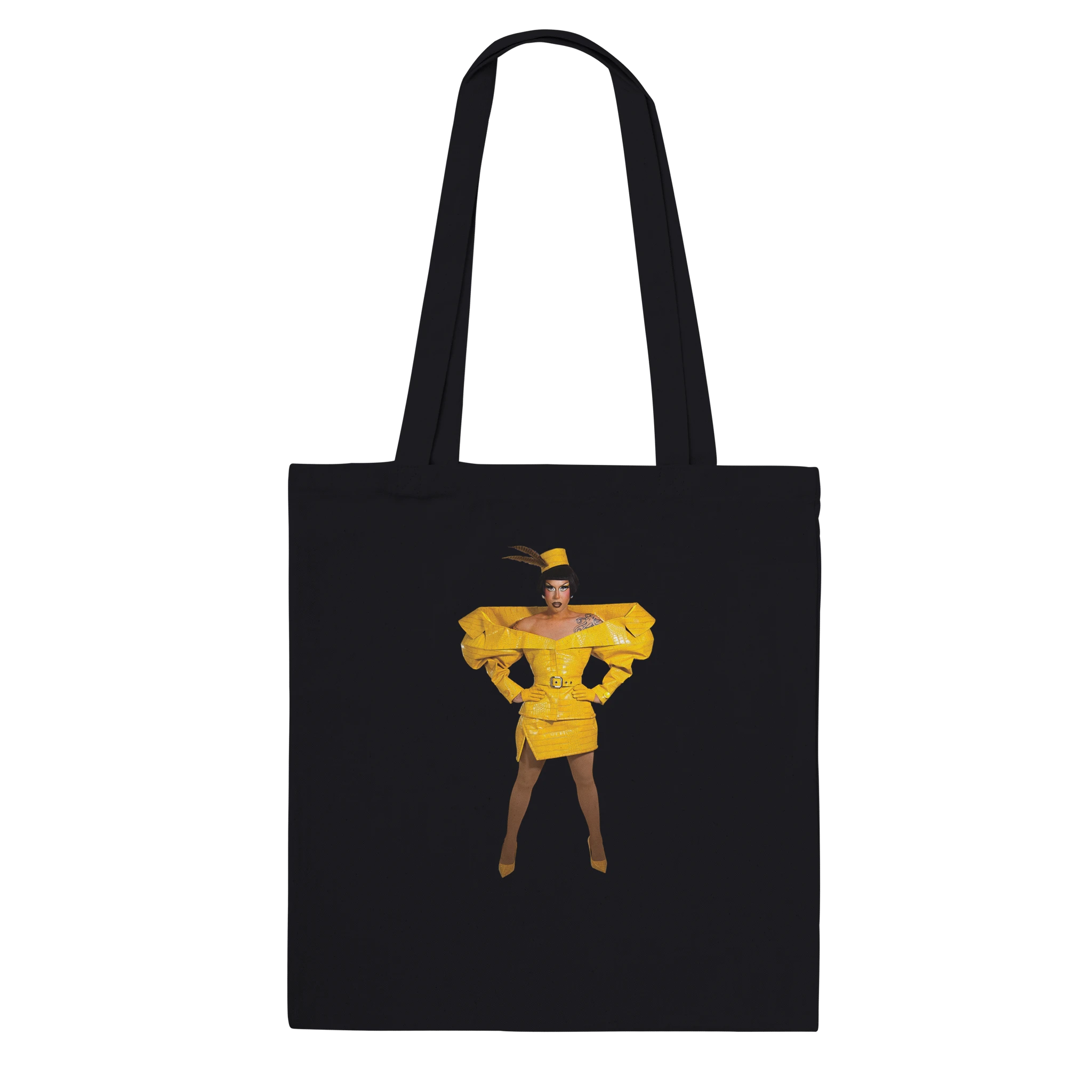 Anita Piss Meet the Queens tote bag in black