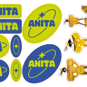 Anita Logo Sticker Sheet
